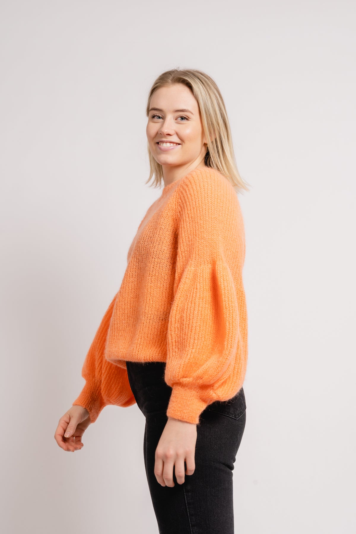 Miko Knit Sweater - Melon