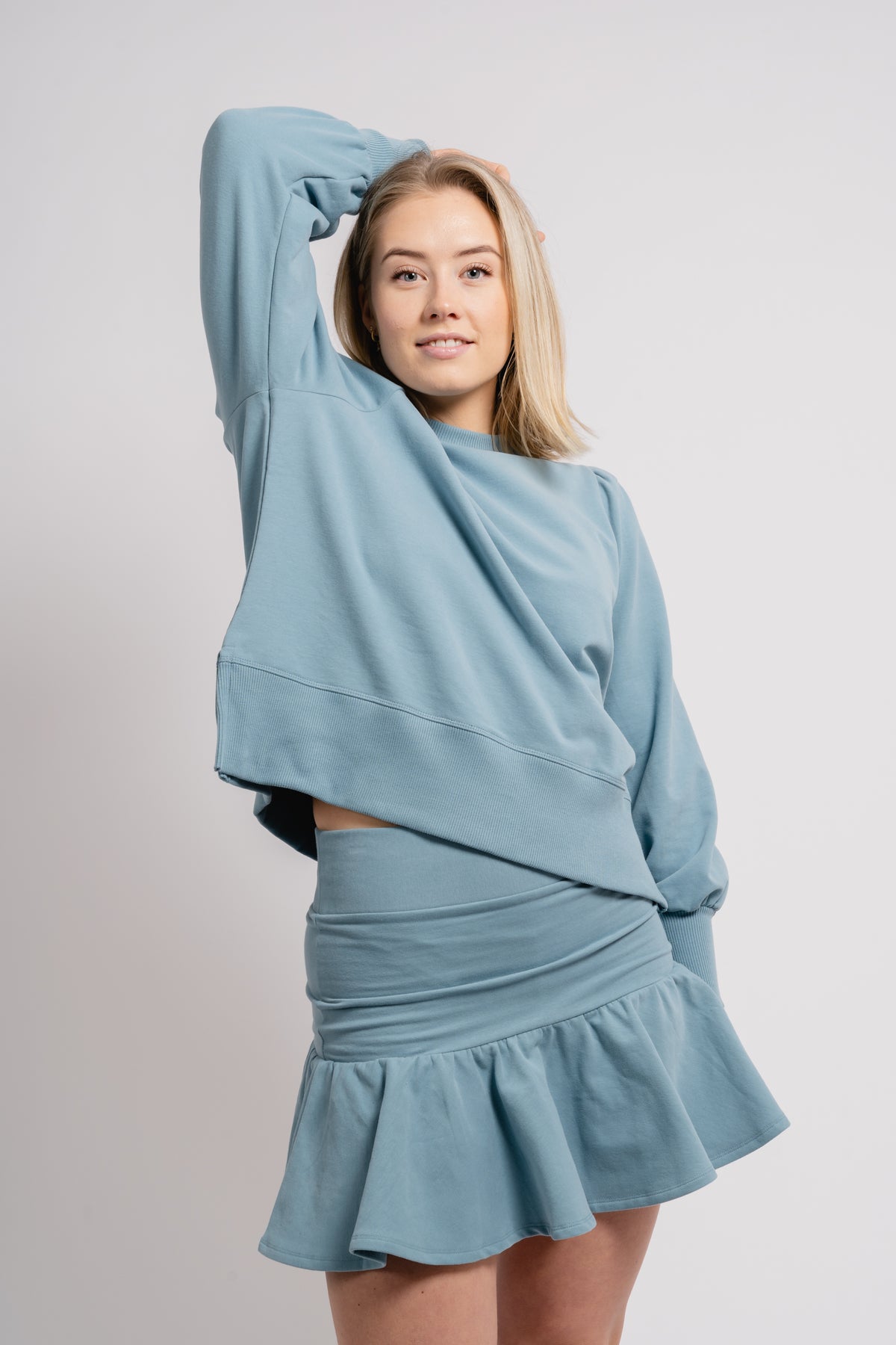 Sarena Sweater - Dusty Teal