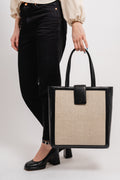 Alyssa Shopper - Black/Offwhite