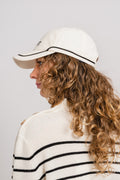 Contrast Stitch Cap - Cream