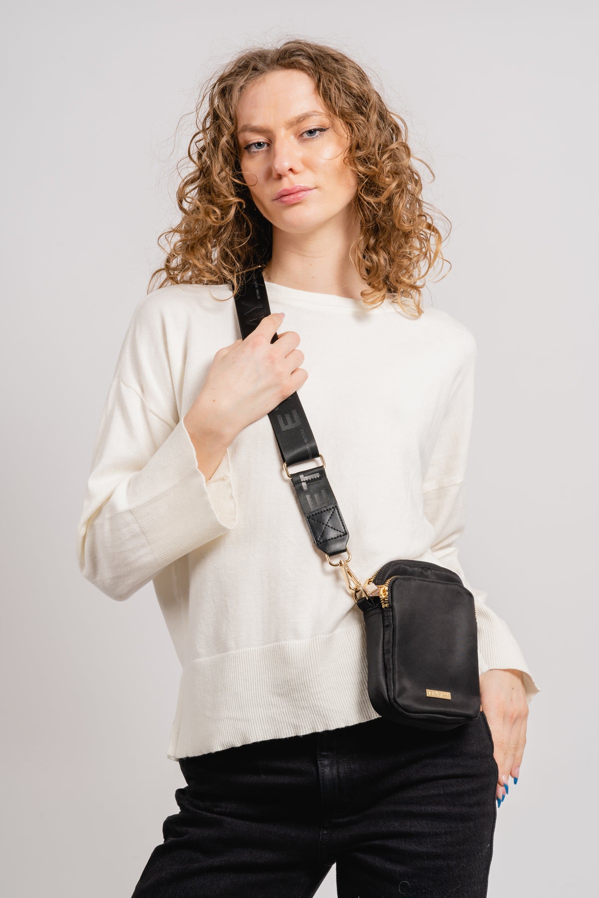Day Re-Logo Band Compact Mini - Svart