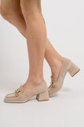 8781 Velour Morsetti Gold - Ivory