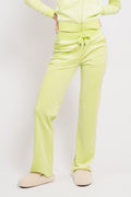 Del Ray Classic Velour Pant Pocket - Sharp Green