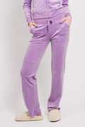 Del Ray Classic Velour Pant Pocket - Sheer Lilac