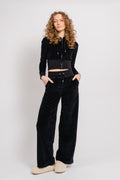 Bexley Monogram Wide Leg - Black
