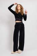 Bexley Monogram Wide Leg - Black