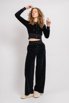 Bexley Monogram Wide Leg - Black