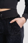 Bexley Monogram Wide Leg - Black