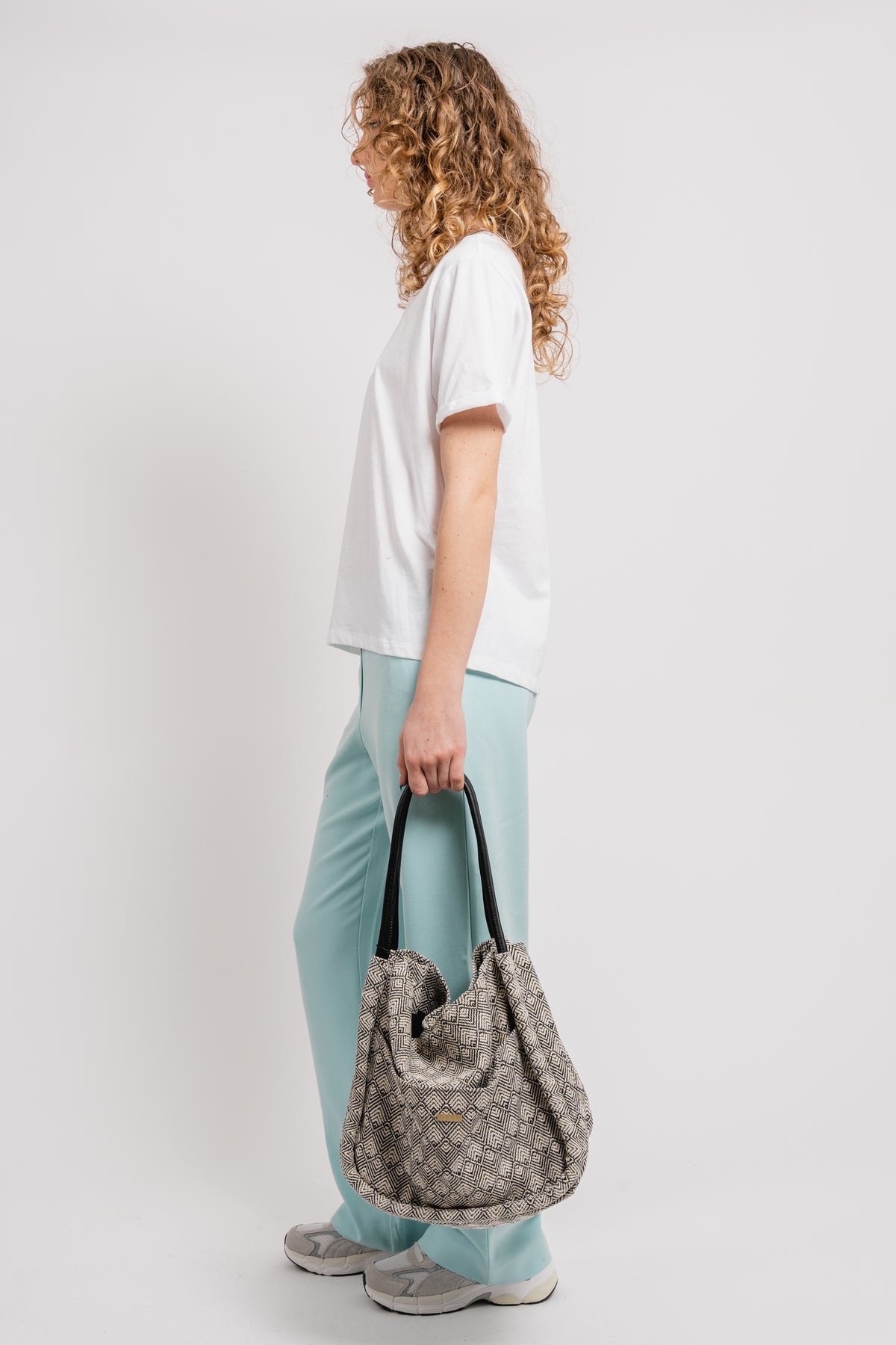 Day Linen Small Shopper - Black