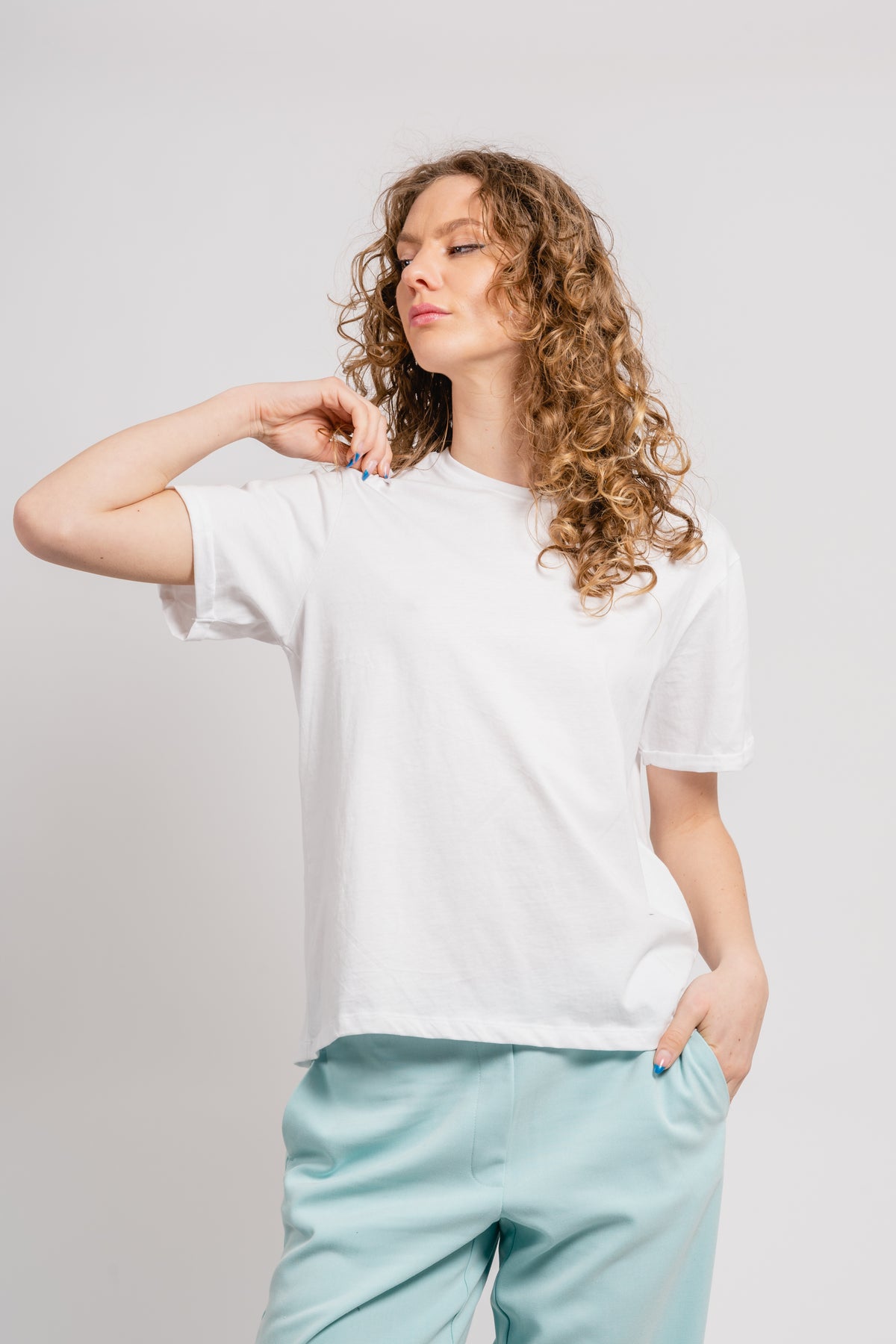 Terina Organic Tee - Bright White