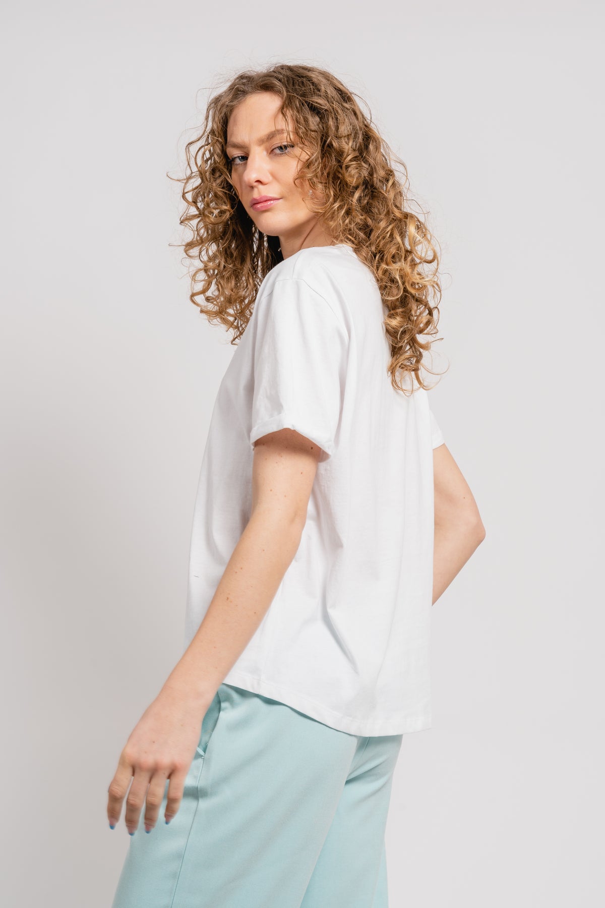 Terina Organic Tee - Bright White