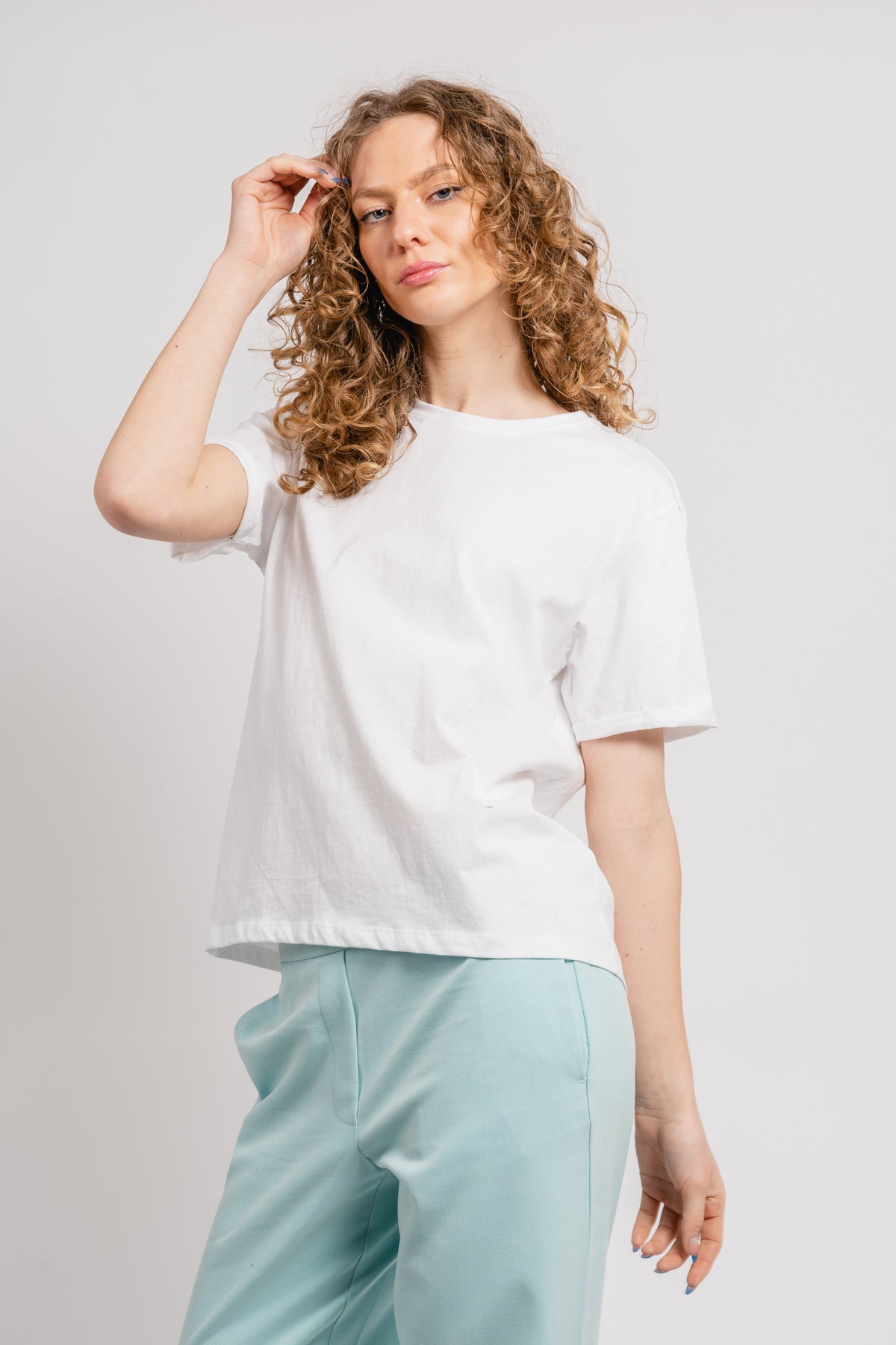 Terina Organic Tee - Bright White
