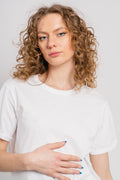 Terina Organic Tee - Bright White