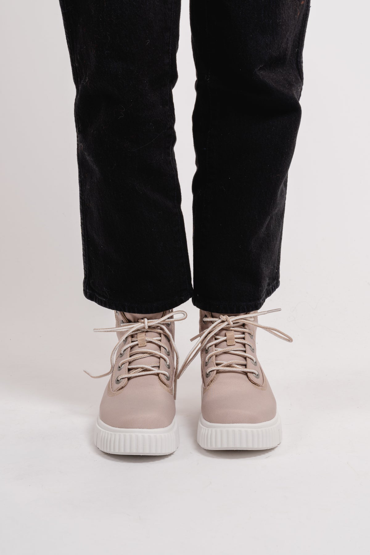 Greyfield Fabric Boot - Light Beige Canvas
