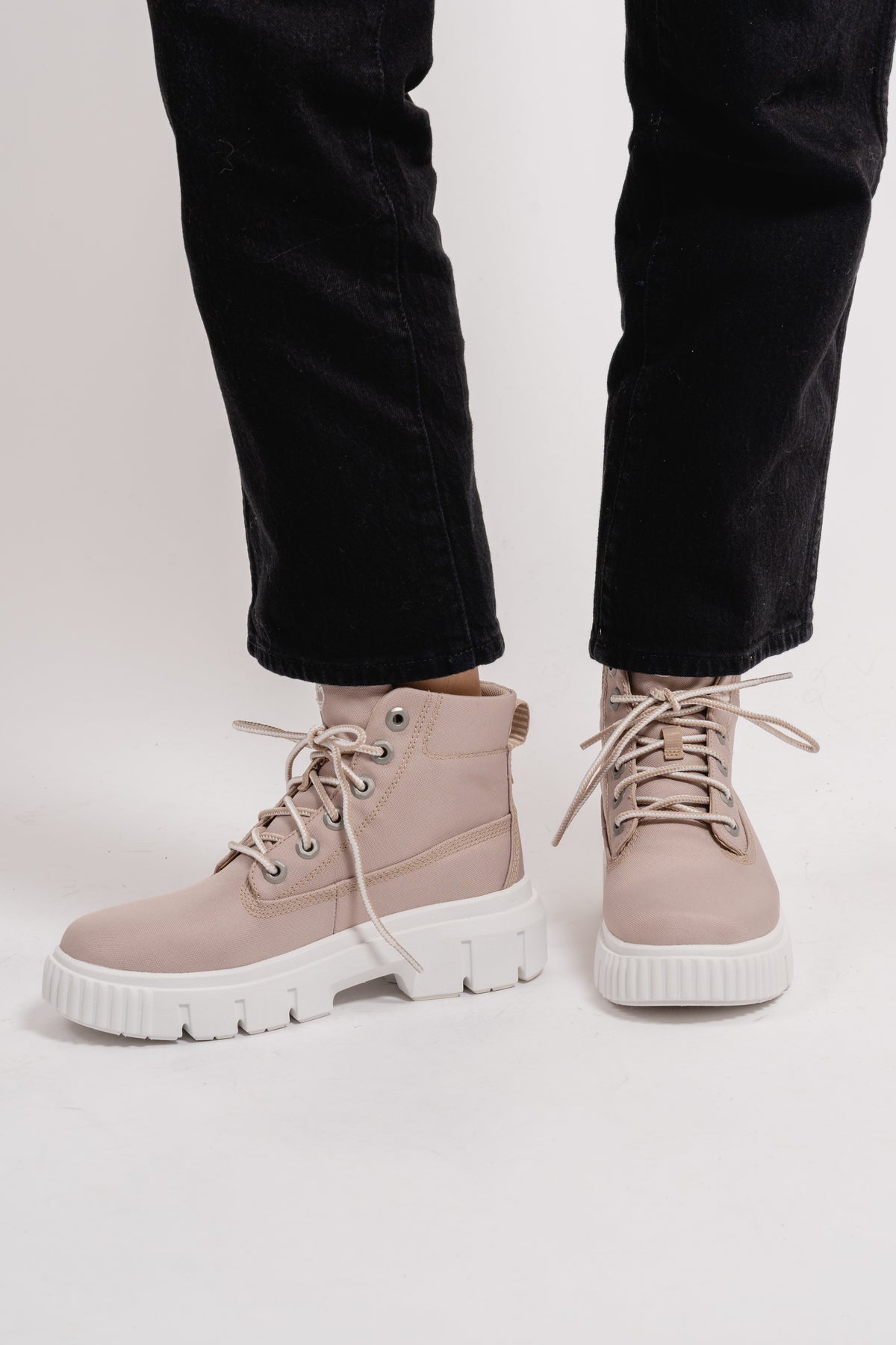 Greyfield Fabric Boot - Light Beige Canvas