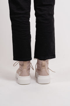 Greyfield Fabric Boot - Light Beige Canvas