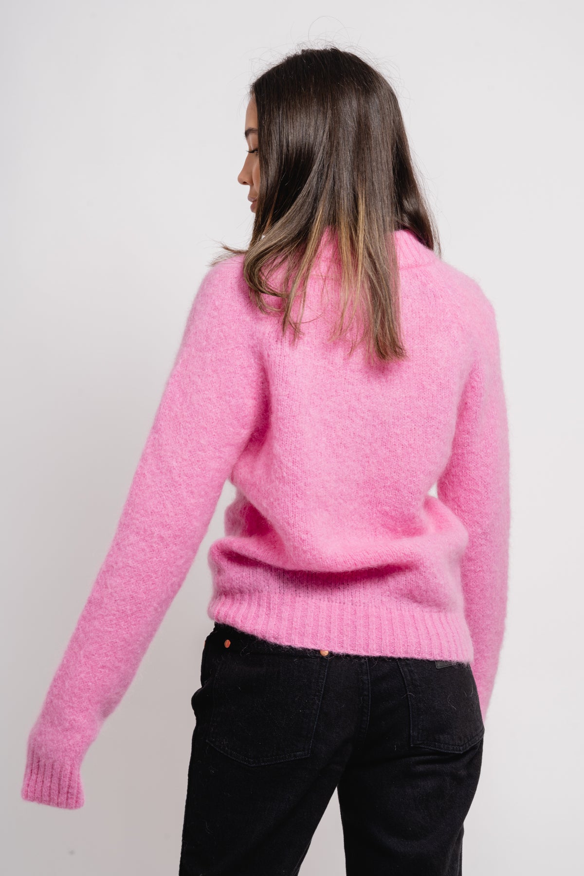 Monty Sweater Reb - Hot Pink
