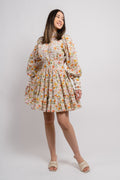 Cotton Slub Mini Dress - Delightful