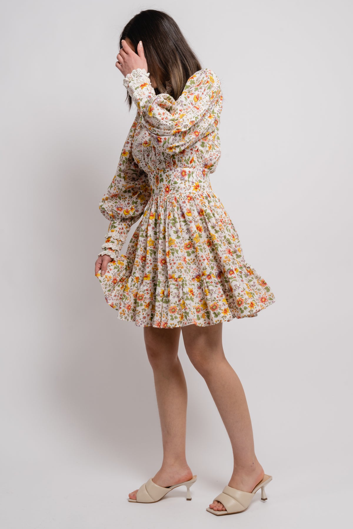 Cotton Slub Mini Dress - Delightful
