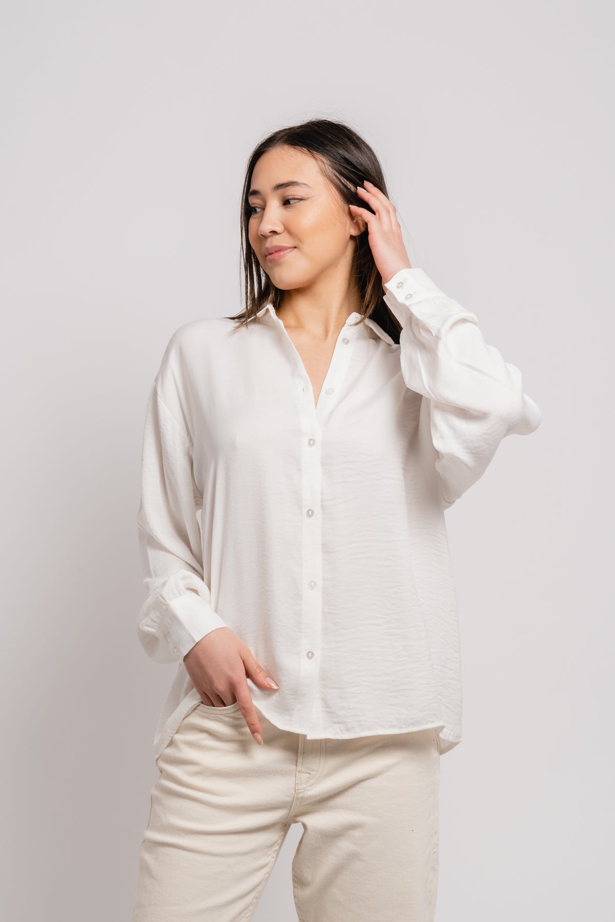 Stefana Maluca Shirt - Cloud White
