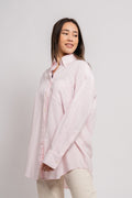 Oversized Fit Luxury Oxford Shirt - Light Pink