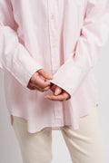 Oversized Fit Luxury Oxford Shirt - Light Pink