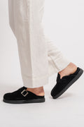Nellie - Black Suede