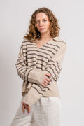 Storm Knit - Barley Stripe