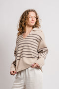 Storm Knit - Barley Stripe