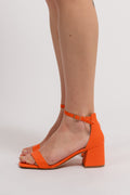 Low Tide Sandal - Orange Leather
