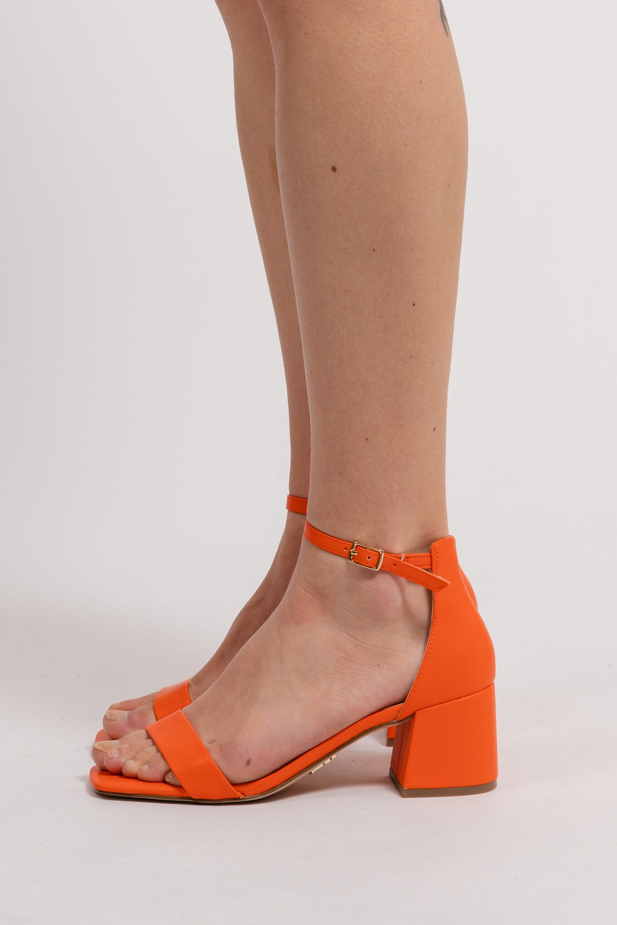 Low Tide Sandal - Orange Leather