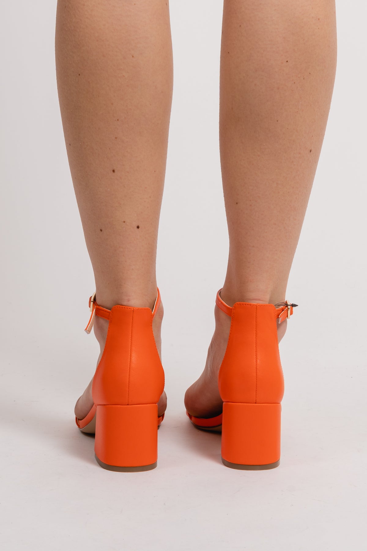 Low Tide Sandal - Orange Leather