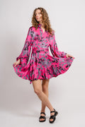 Aliah Dress - Paisley Pink