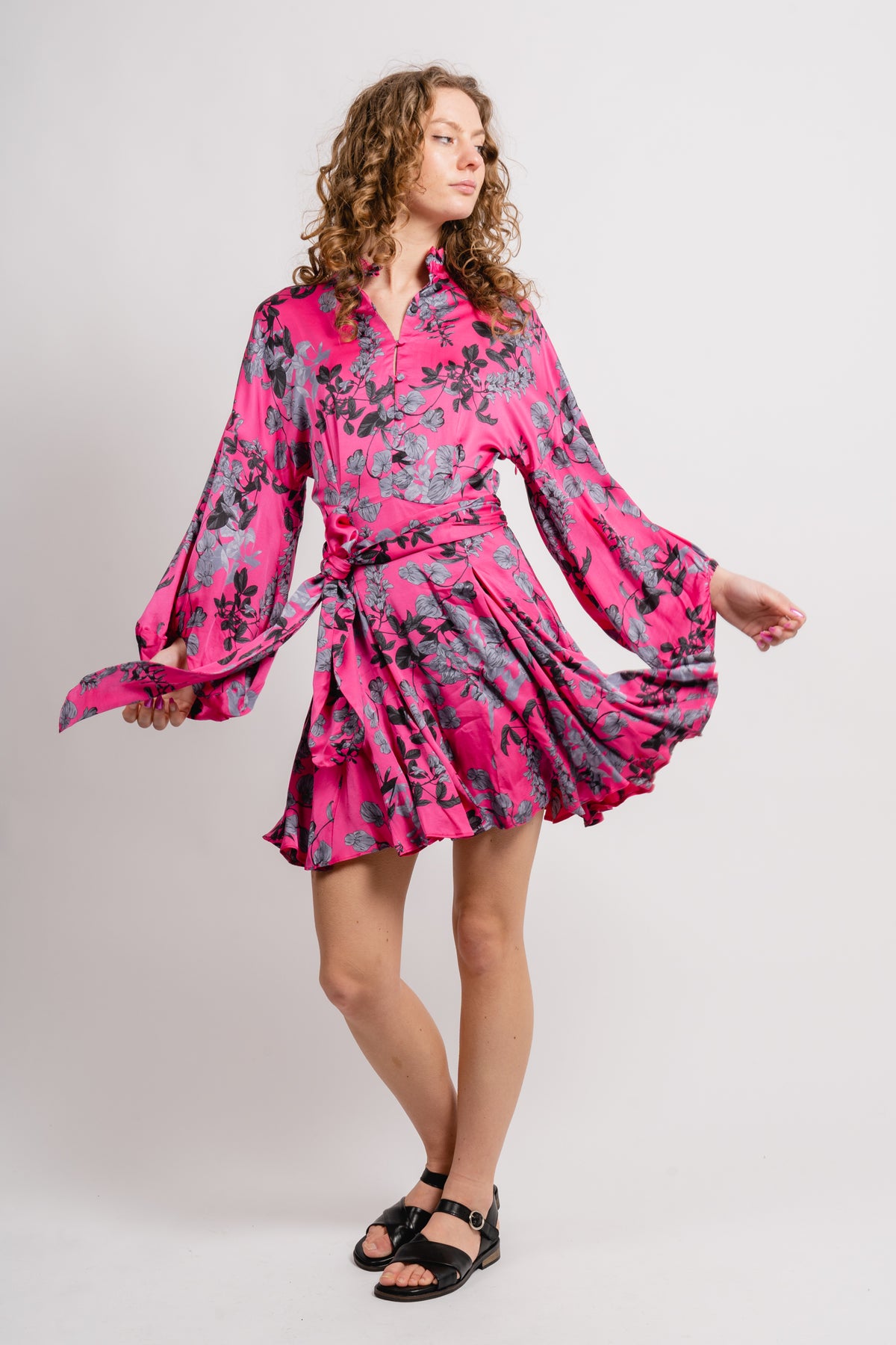 Aliah Dress - Paisley Pink