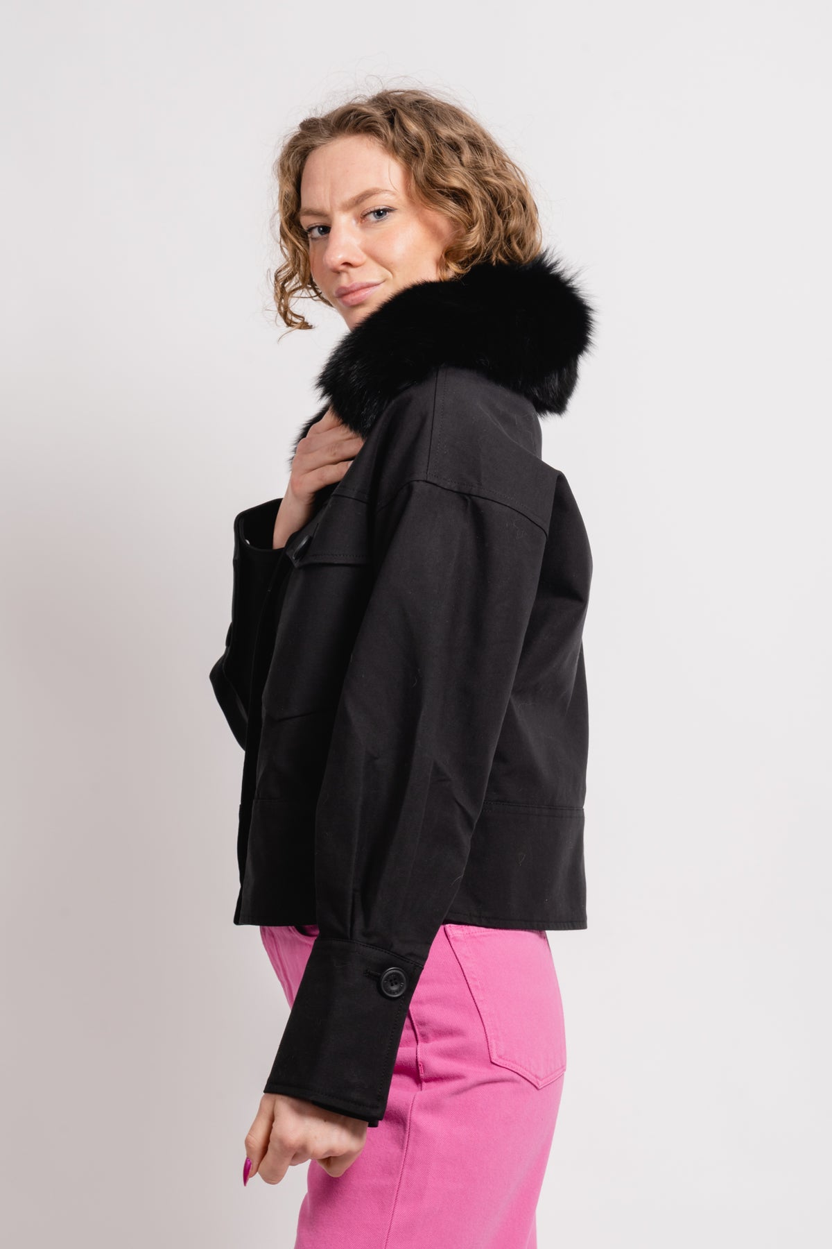Charlie Jacket - Canvas - Black