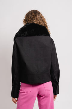 Charlie Jacket - Canvas - Black