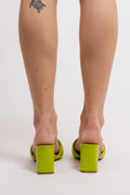 Lovebird Sandal - Neon Lime