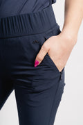 Nea Pull On Golf Pant - Jl Navy