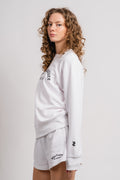 Saoirse Recycled Sweatshirt - White