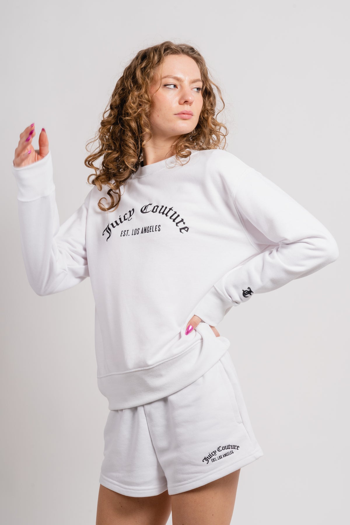 Saoirse Recycled Sweatshirt - White
