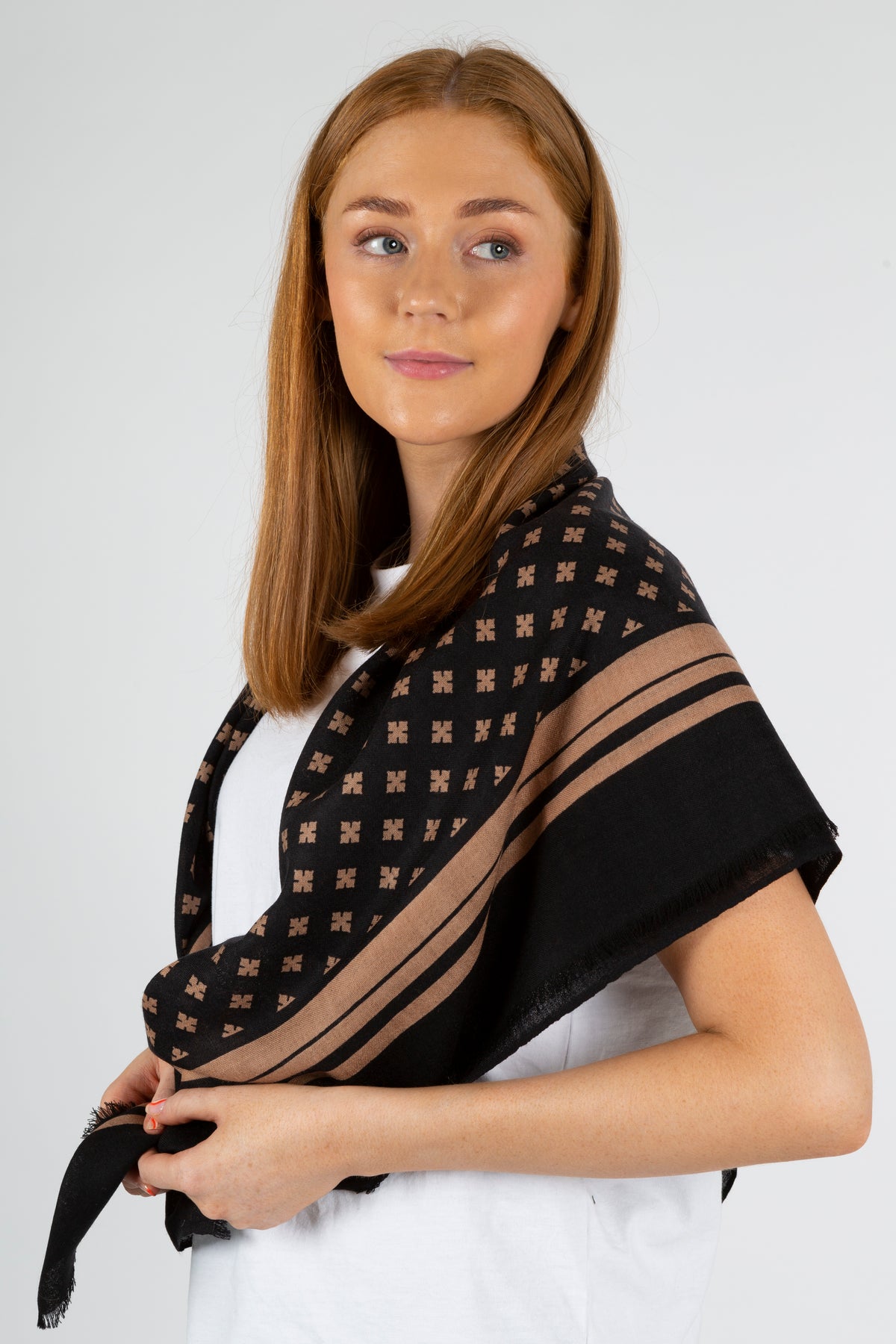 Marena Wool Scarf - Black