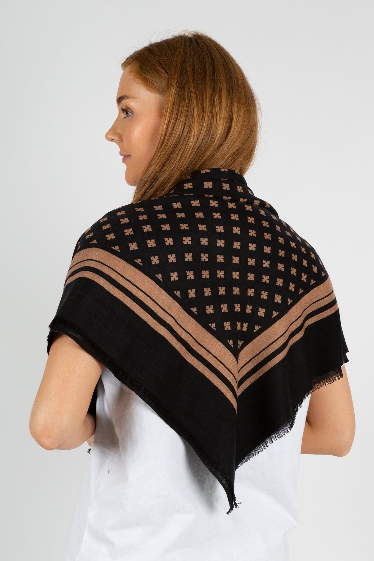 Marena Wool Scarf - Black