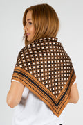 Carrey Silk Scarf - Black