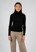 Matima T-Neck Tee - Svart