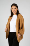 Fora Knit Cardigan - Camel