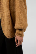 Fora Knit Cardigan - Camel