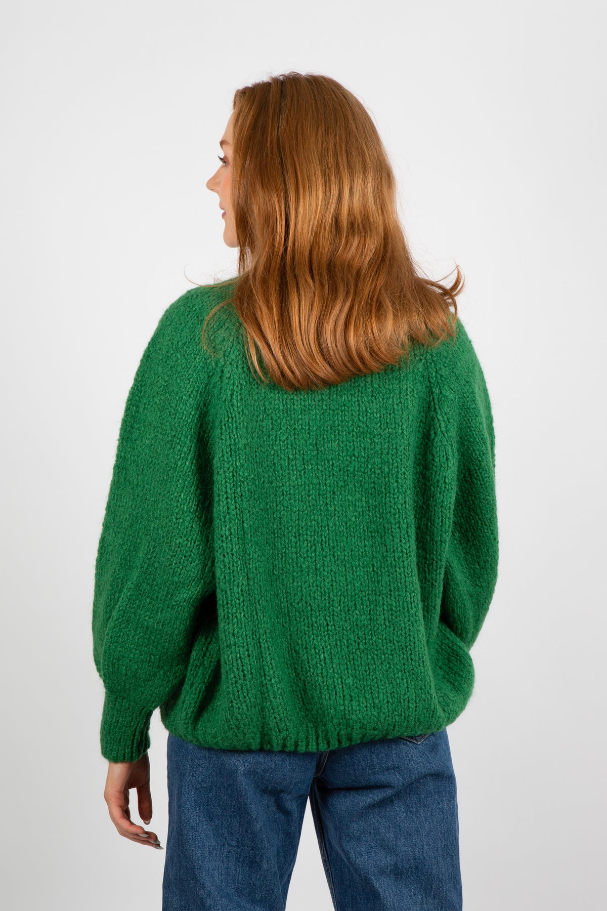 Noella Fora Knit Cardigan - Grön