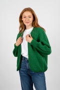Noella Fora Knit Cardigan - Grön