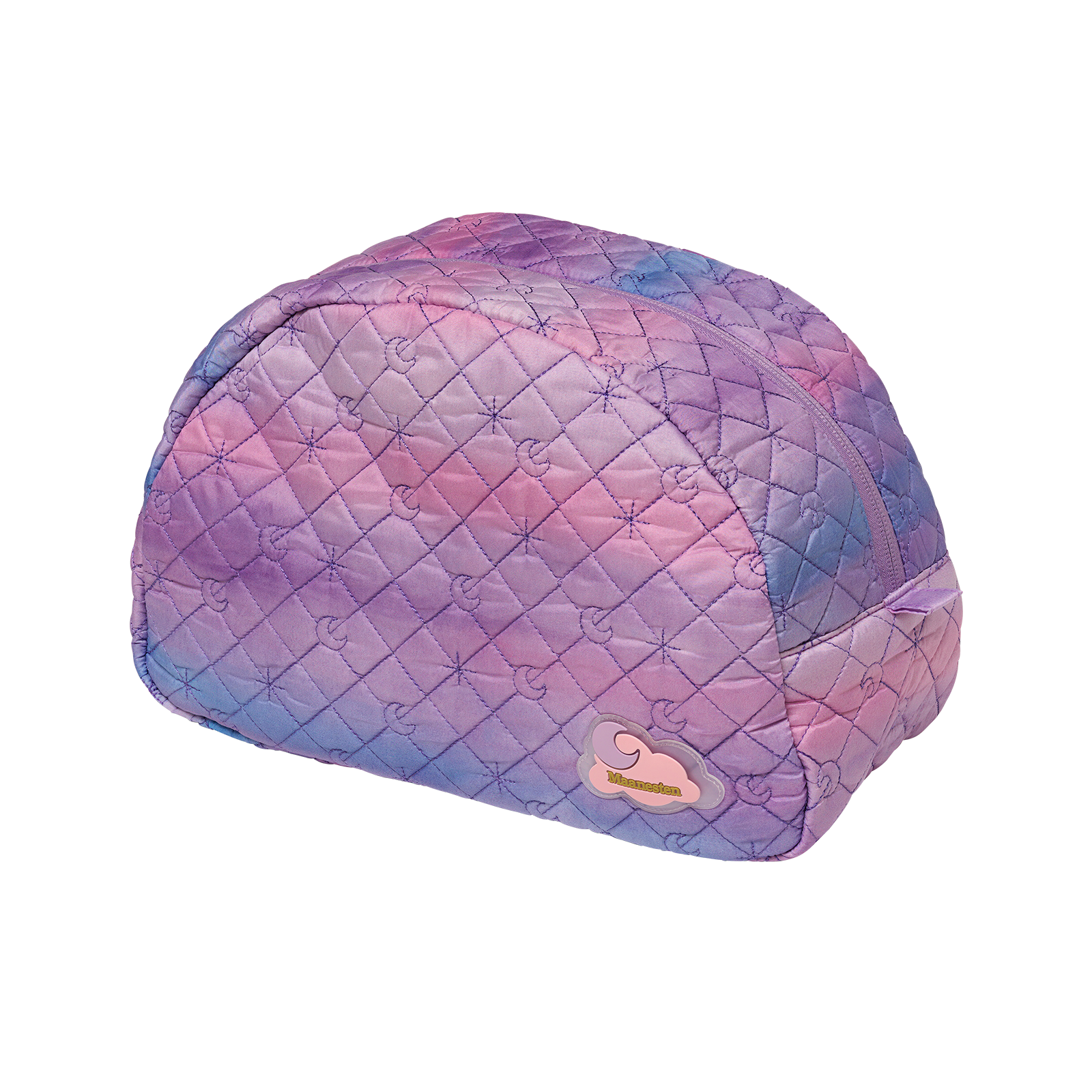 Makeup Bag Big - Moon And Stars Purple