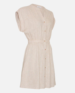 Karima Ginia Ss Shirt Dress - Sand